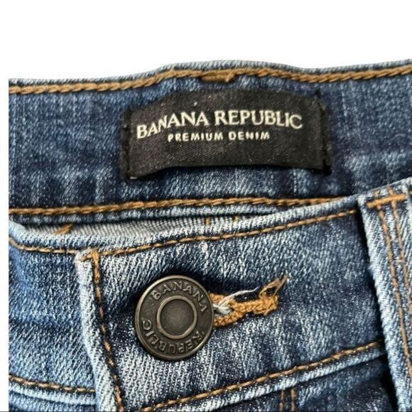 Banana Republic‎ Girlfriend Jeans with Side stripe Size 25 - Picture 7 of 9